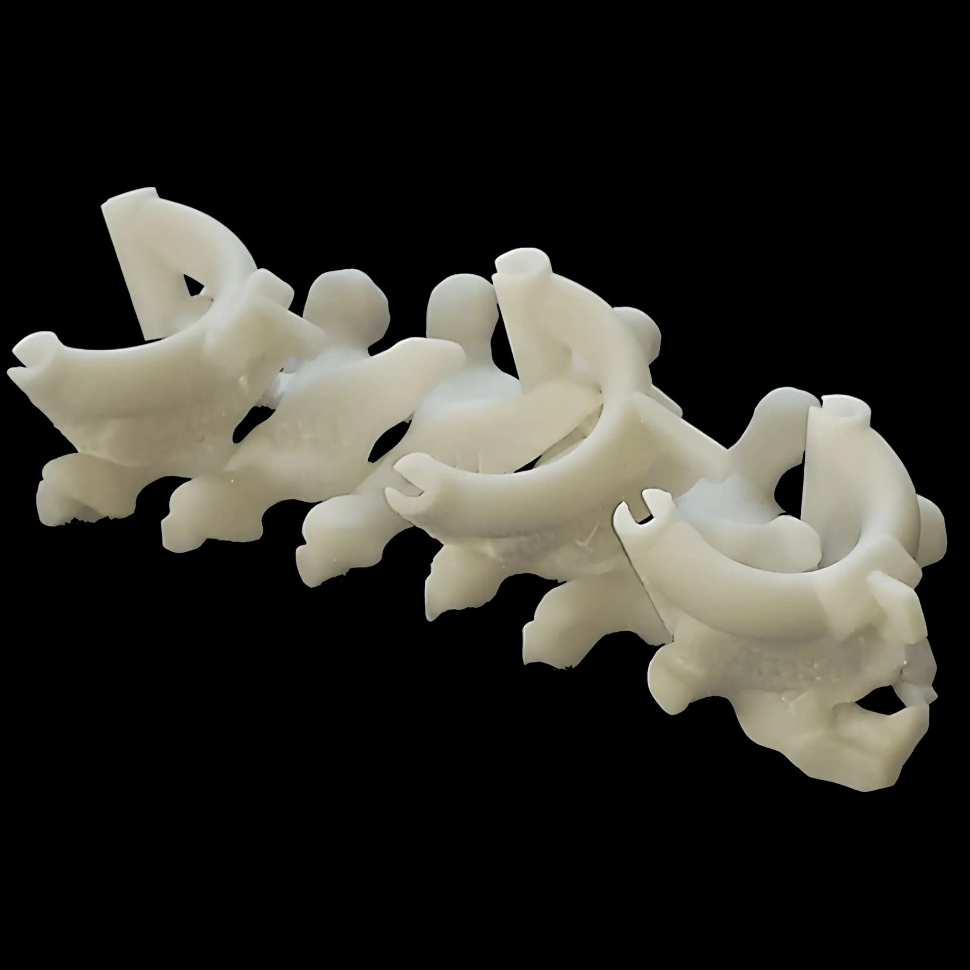 3D tiskani anatomski model in ergonomski medicinski pripomoček, čist studijski posnetek